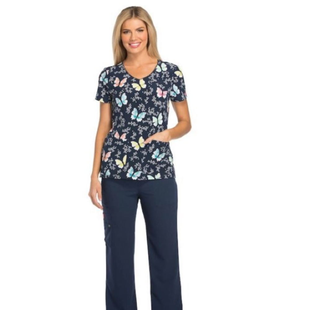 Dickies butterfly scrub top!